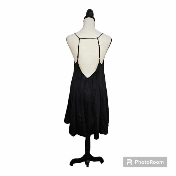 Intimately Free People Women’s Black Slip Dress Size Medium - Picture 2 of 8